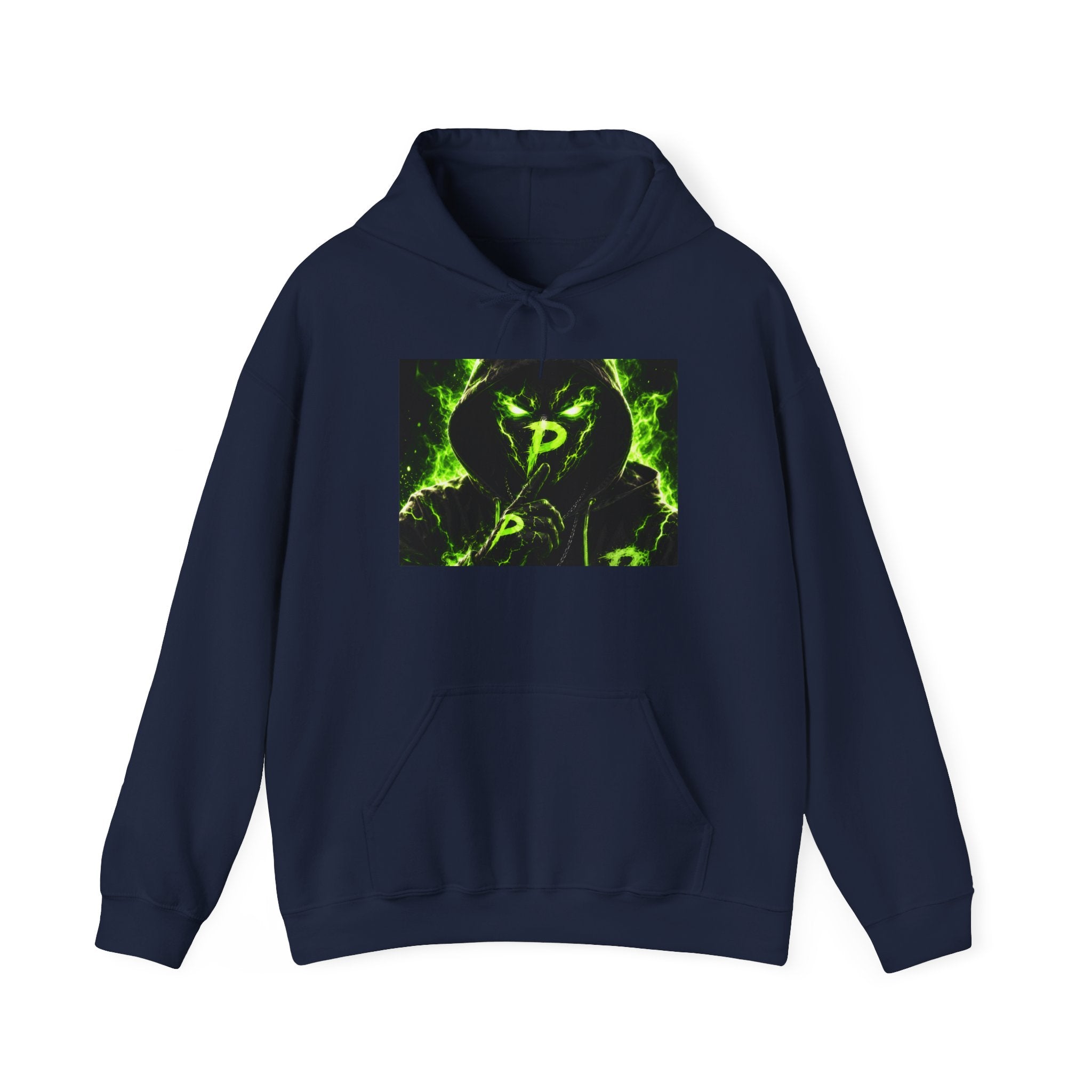 Hoodie — Neon Green Energy Logo Pullover