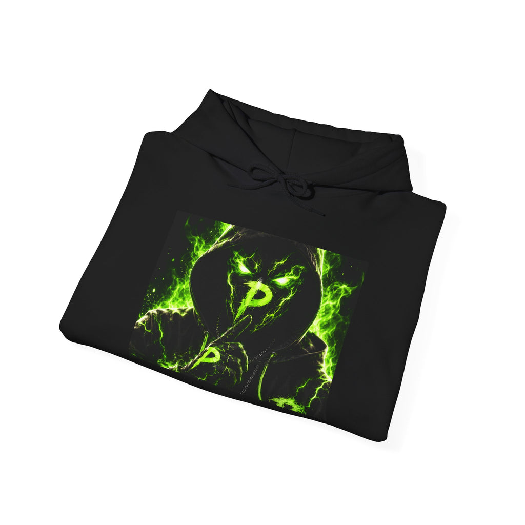 Hoodie — Neon Green Energy Logo Pullover