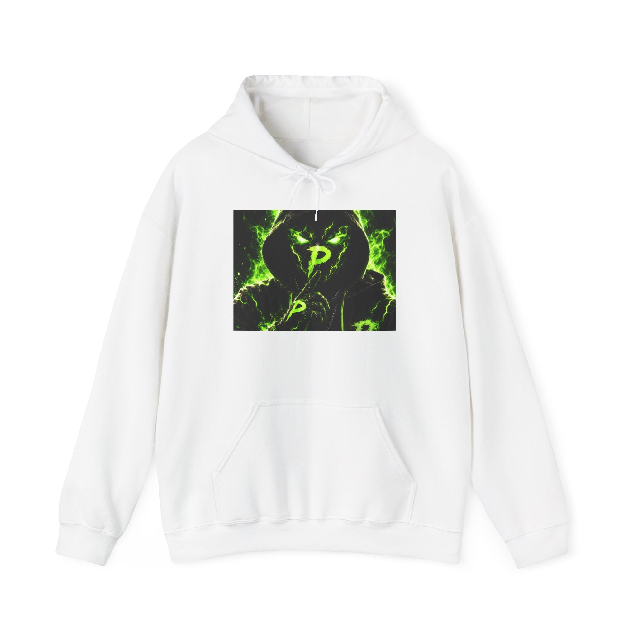 Hoodie — Neon Green Energy Logo Pullover