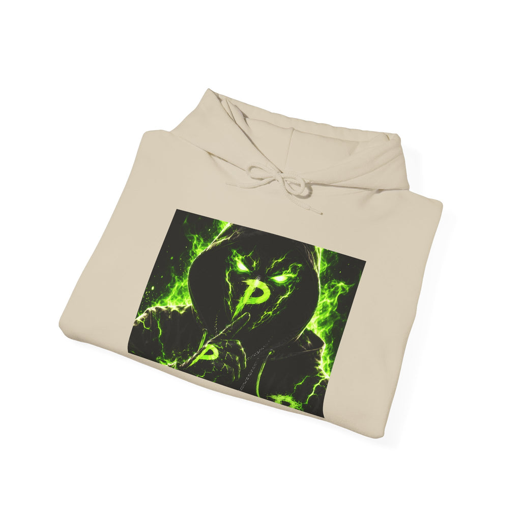 Hoodie — Neon Green Energy Logo Pullover