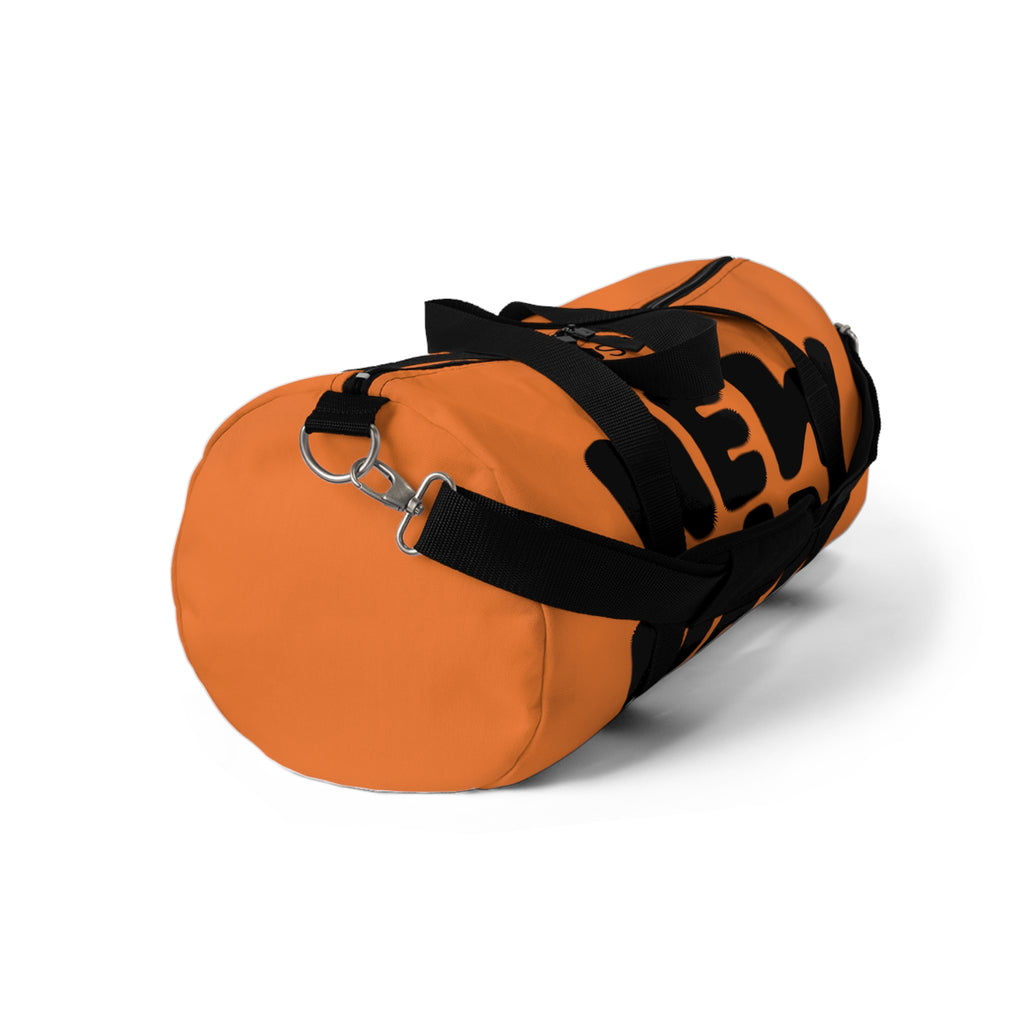 Orange Travel Duffel Bag — Lightweight Gym & Weekend Overnight Bag