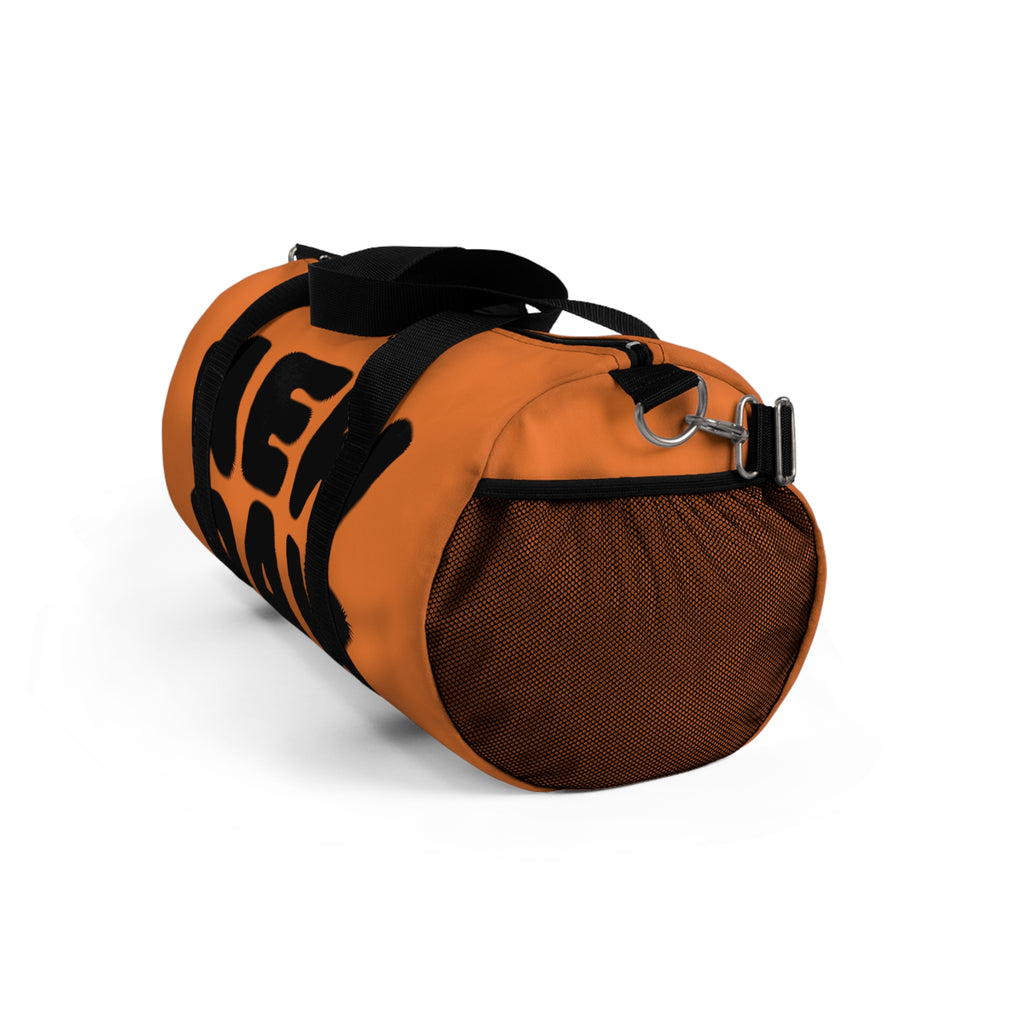 Orange Travel Duffel Bag — Lightweight Gym & Weekend Overnight Bag