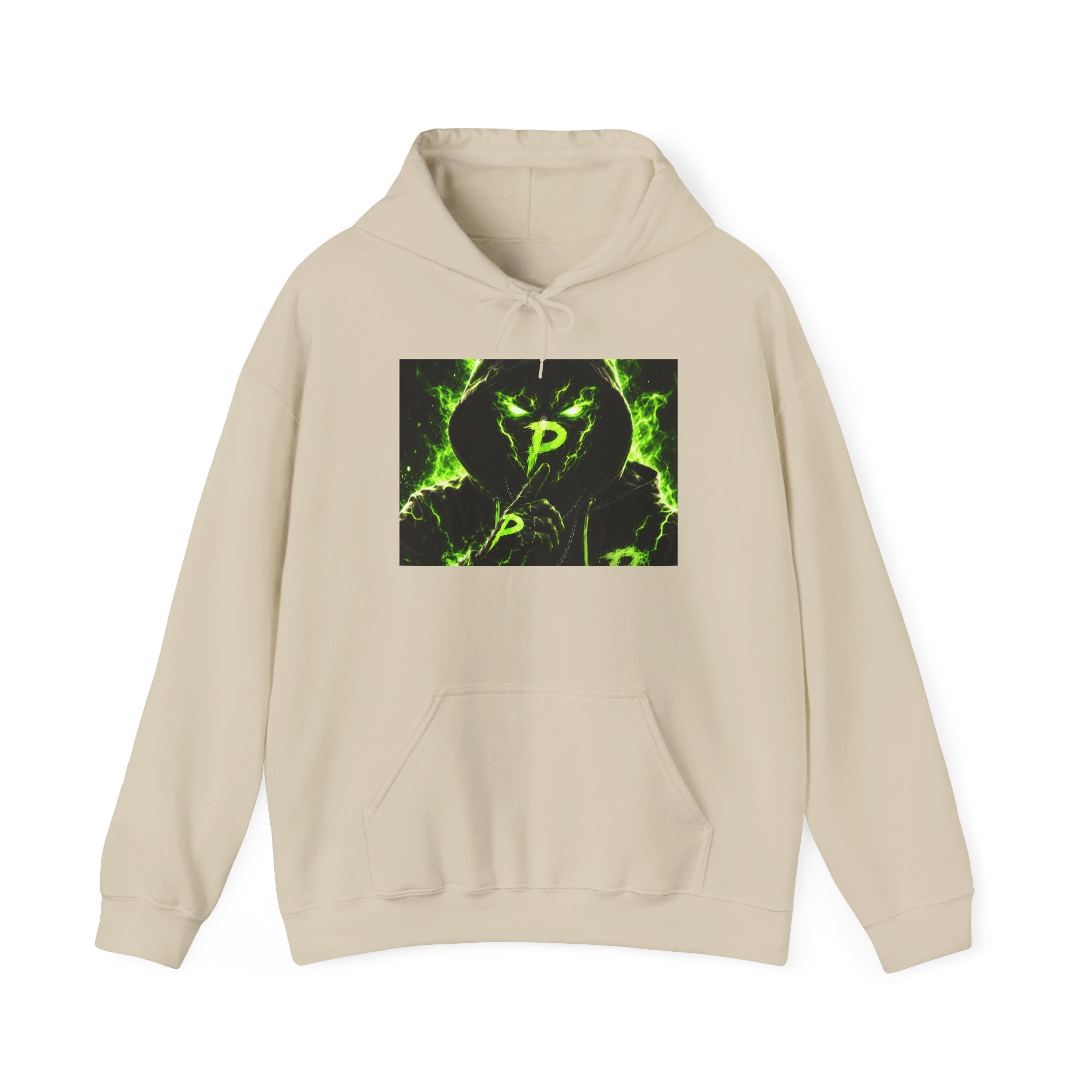 Hoodie — Neon Green Energy Logo Pullover