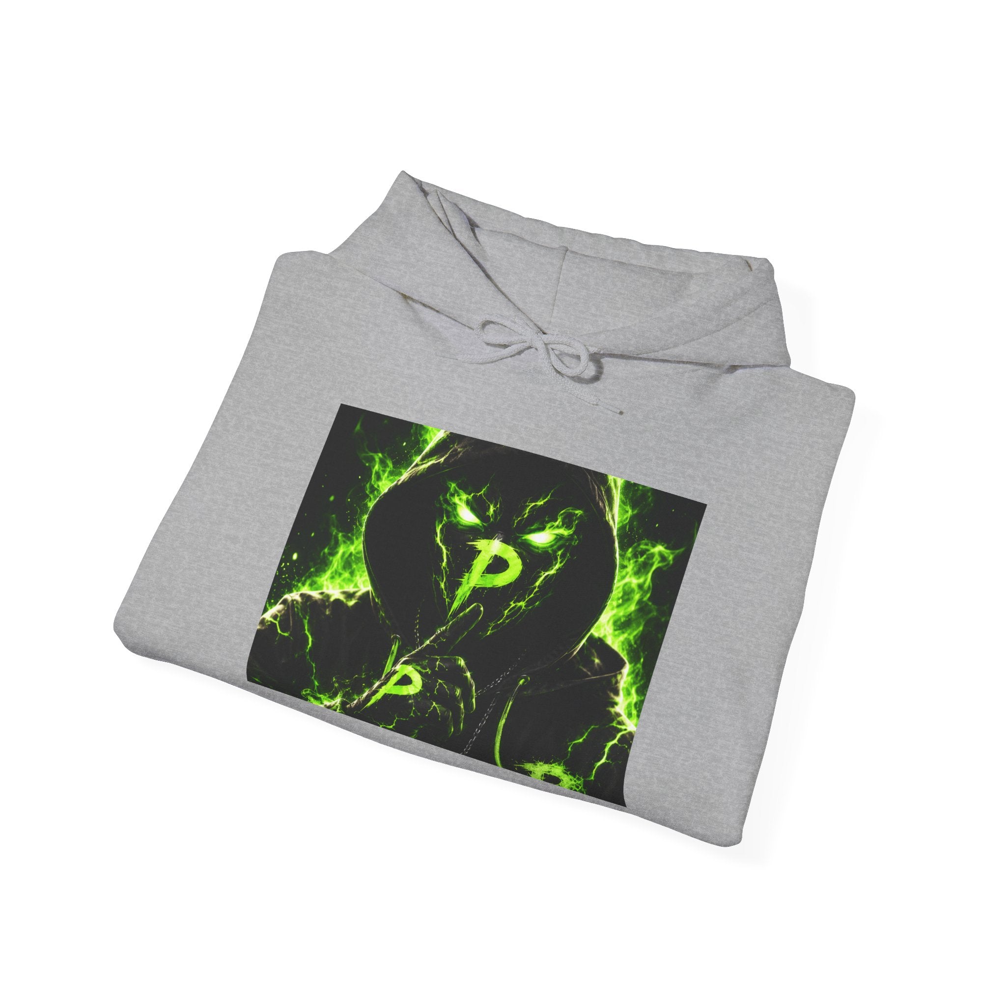 Hoodie — Neon Green Energy Logo Pullover