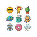 Fun Kiss-Cut Stickers — Playful Decorative Sticker Pack
