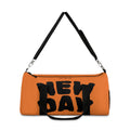 Orange Travel Duffel Bag — Lightweight Gym & Weekend Overnight Bag