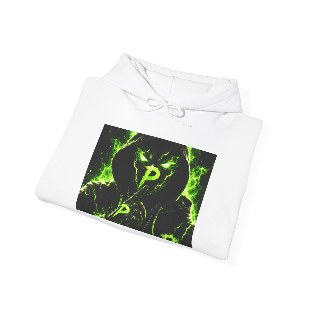 Hoodie — Neon Green Energy Logo Pullover