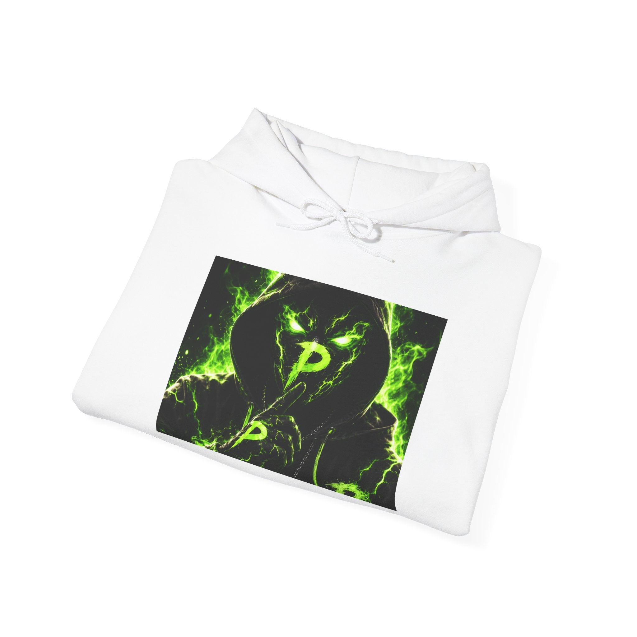 Hoodie — Neon Green Energy Logo Pullover