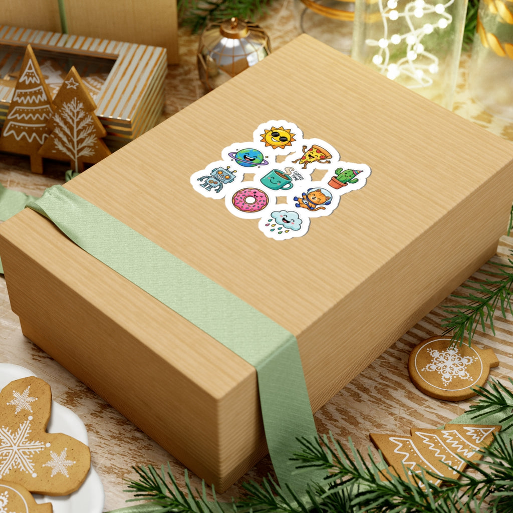Fun Kiss-Cut Stickers — Playful Decorative Sticker Pack