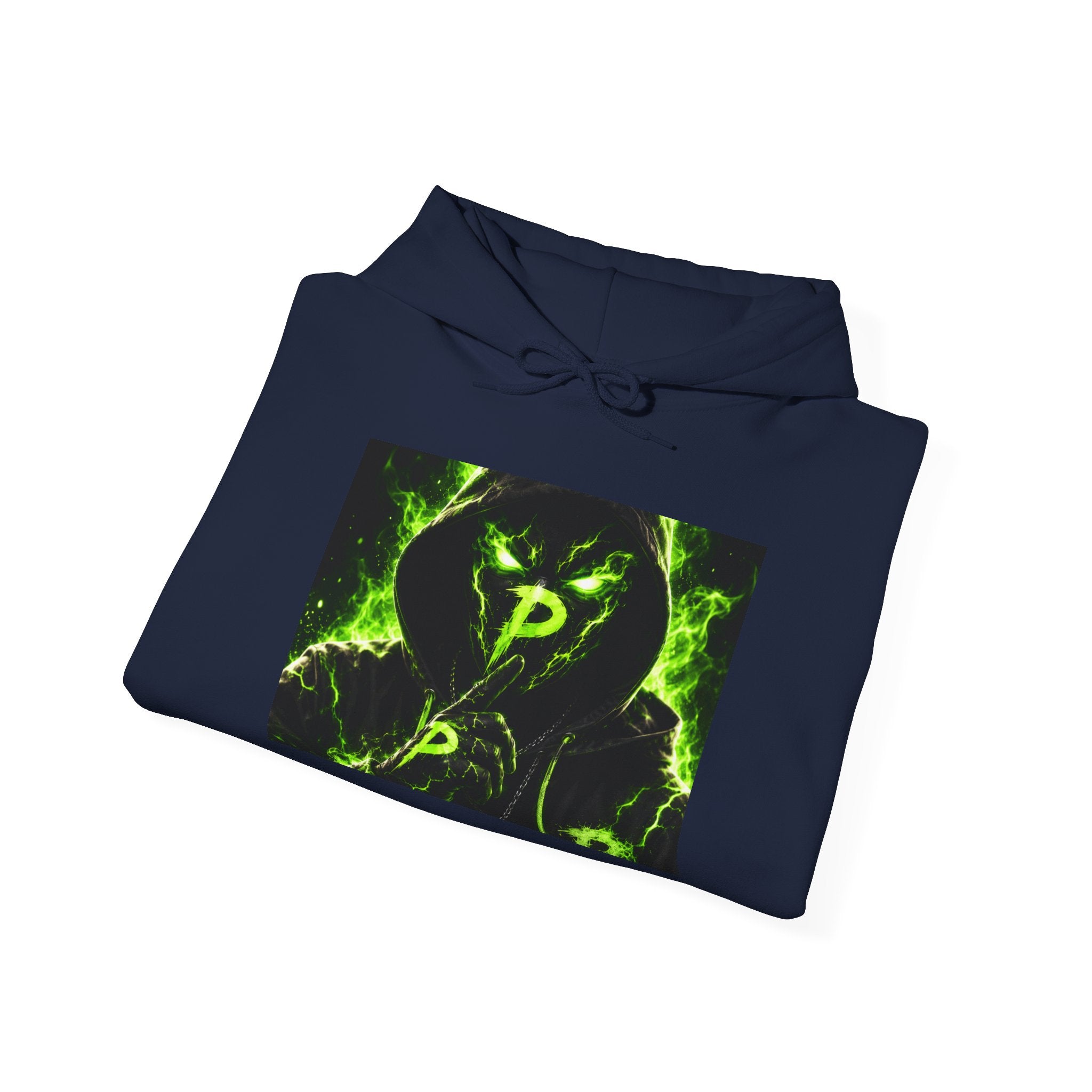 Hoodie — Neon Green Energy Logo Pullover