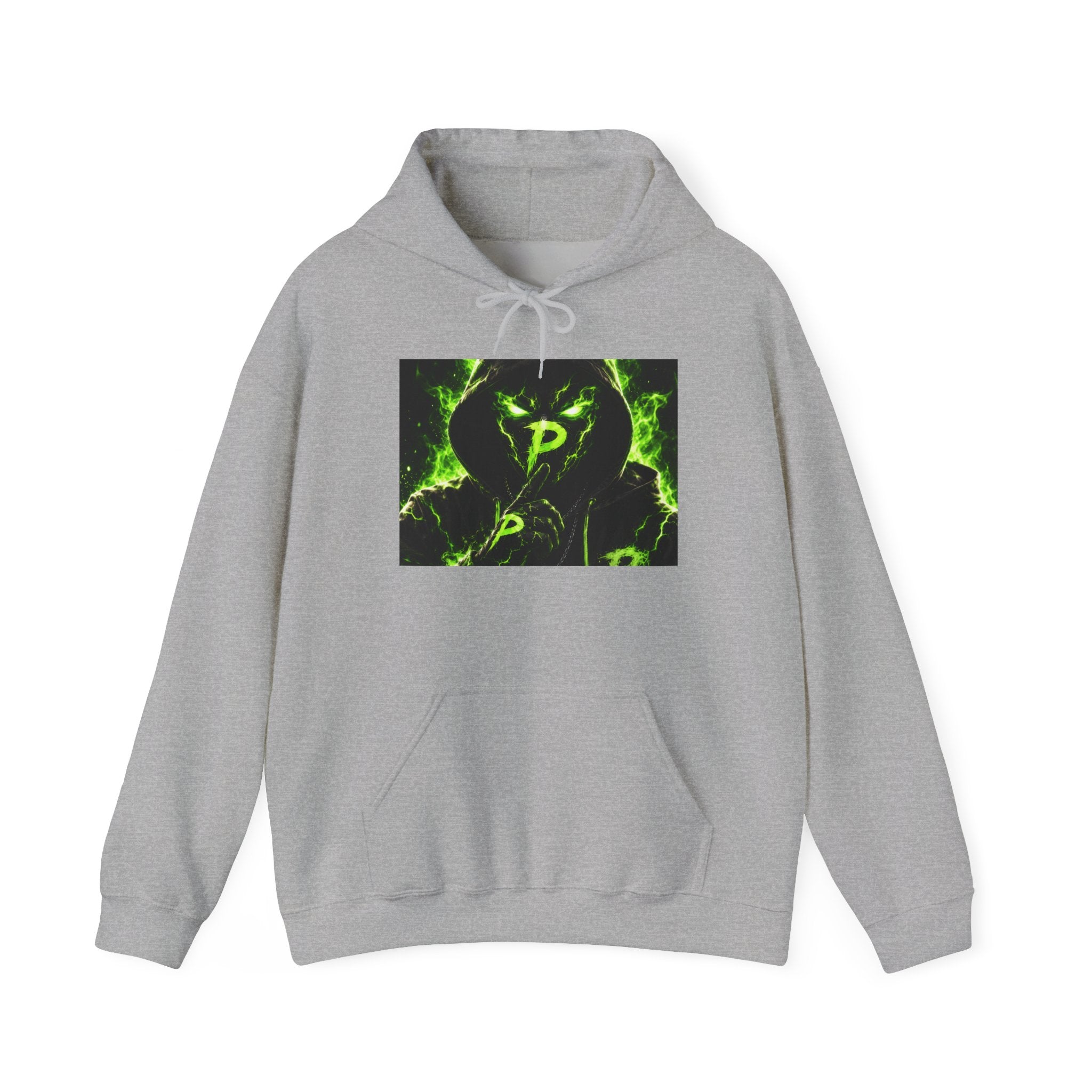 Hoodie — Neon Green Energy Logo Pullover