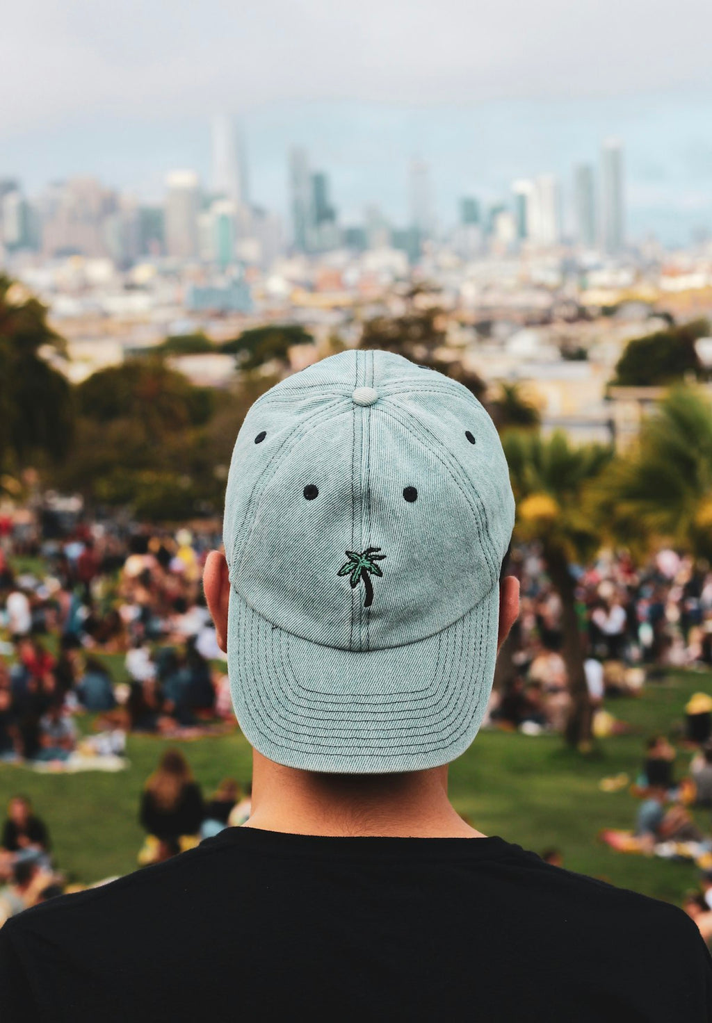 Custom Baseball Cap White Lifestyle — Agent Print