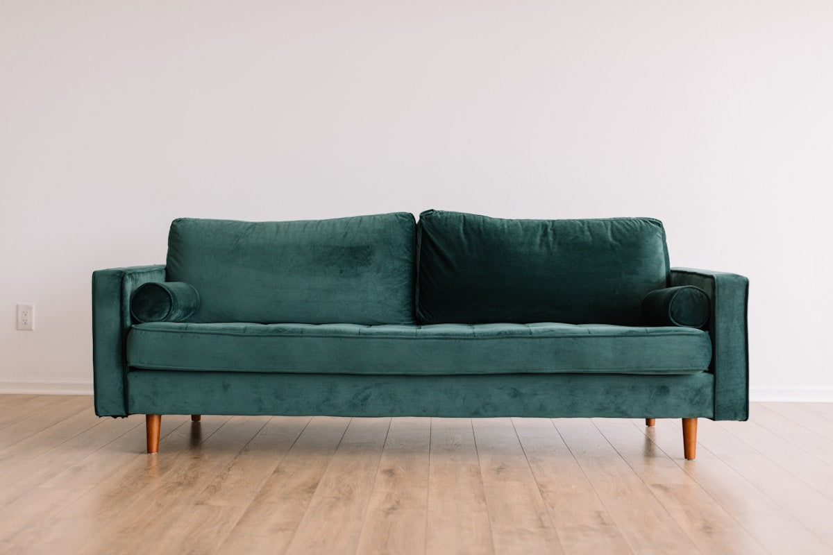 Custom Printed Pillow on Couch - Agent Print